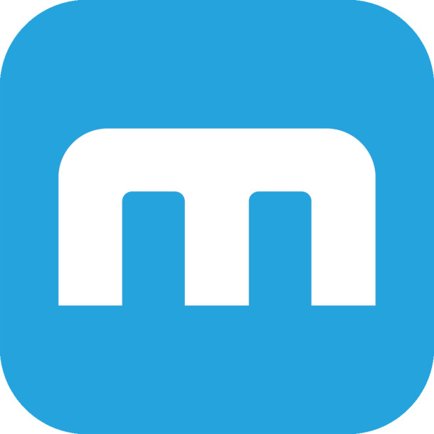 das MindTags Logo Blaues M